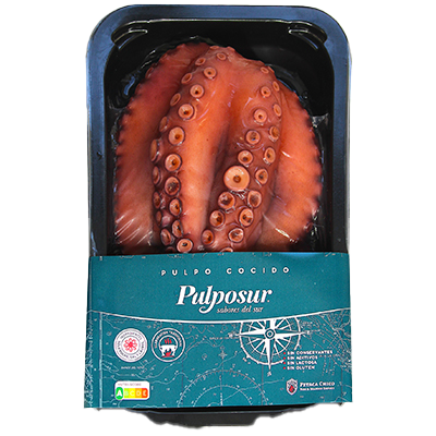 MEDIO PULPO COCIDO 400 G. APROX