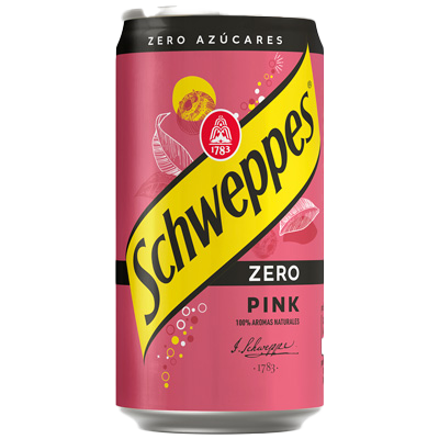 REFRESCO SABOR PINK ZERO 25 CL.