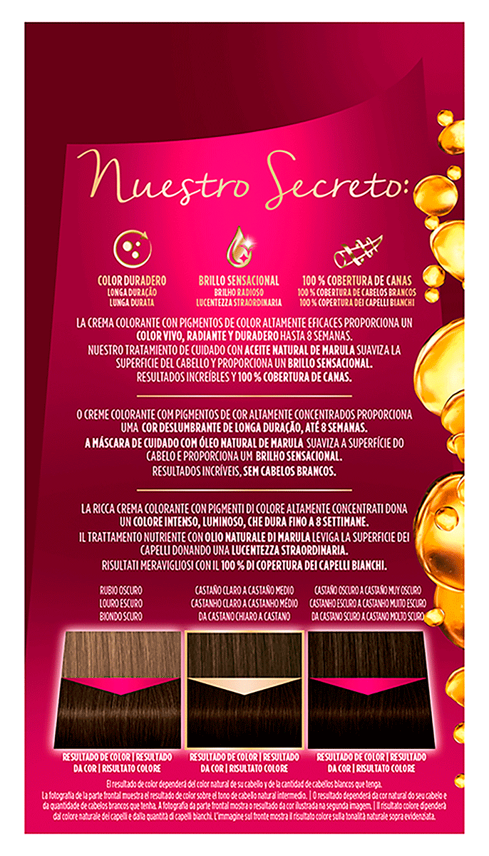 TINTE N&ordm;3 CASTA&Ntilde;O OSCURO 115 ML.