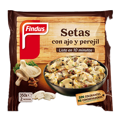 SETAS CON AJO Y PEREJIL 350 GRS.
