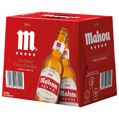CERVEZA 5 ESTRELLAS 25 CL. PACK 12