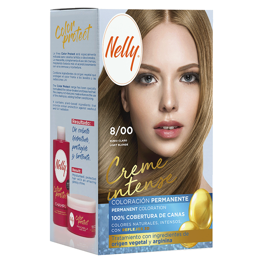 TINTE CREME INTENSE 8/00 RUBIO CLARO 175 G.