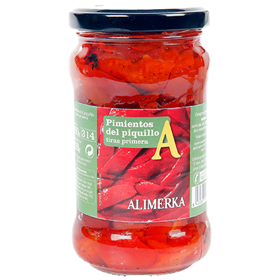 PIMIENTOS DEL PIQUILLO EN TIRAS 220 G.