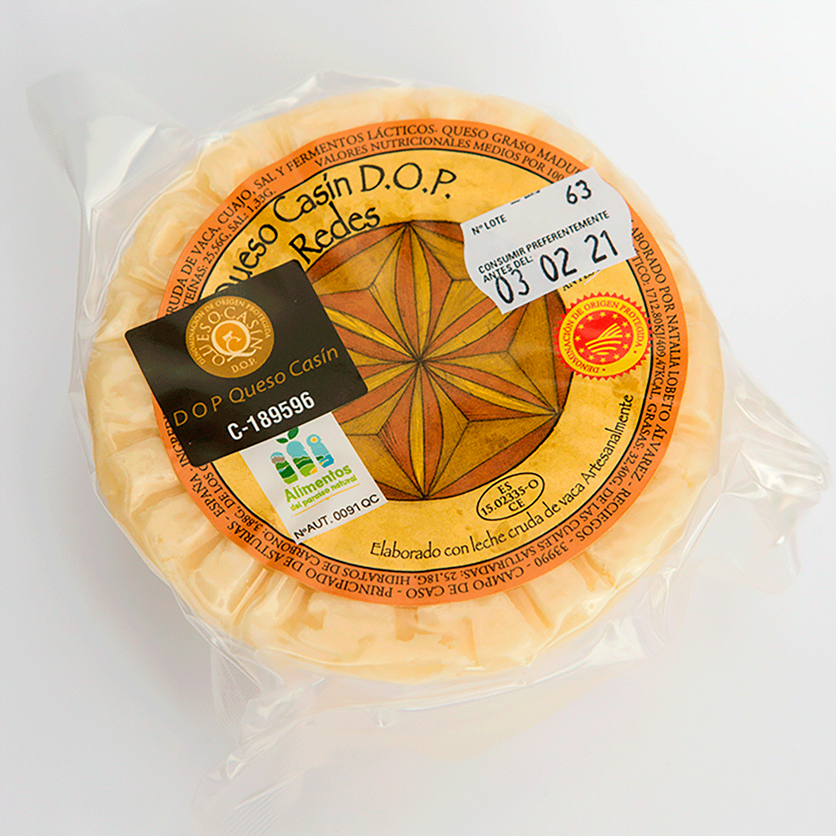 QUESO CAS&Iacute;N D.O.P 250 G.