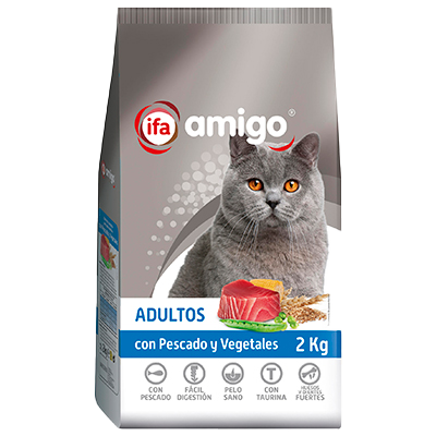 CROQUETAS DE PESCADO Y VERDURA PARA GATO 2 KILOS