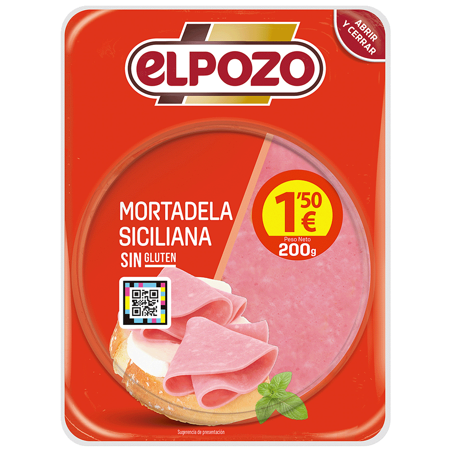 MORTADELA SICILIANA 200 G.