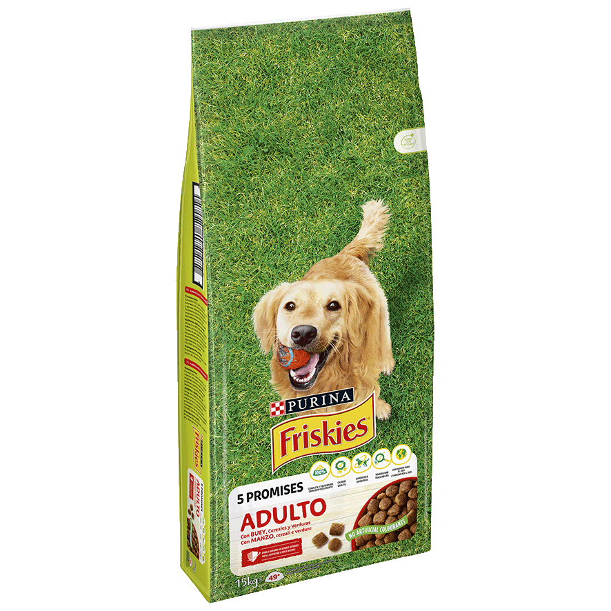 COMIDA PARA PERROS ADULTOS DE CARNE 15 KILOS