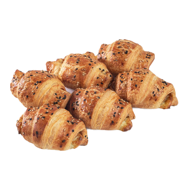 MINI CROISSANT DE QUESO AZUL 36 G. PACK 6