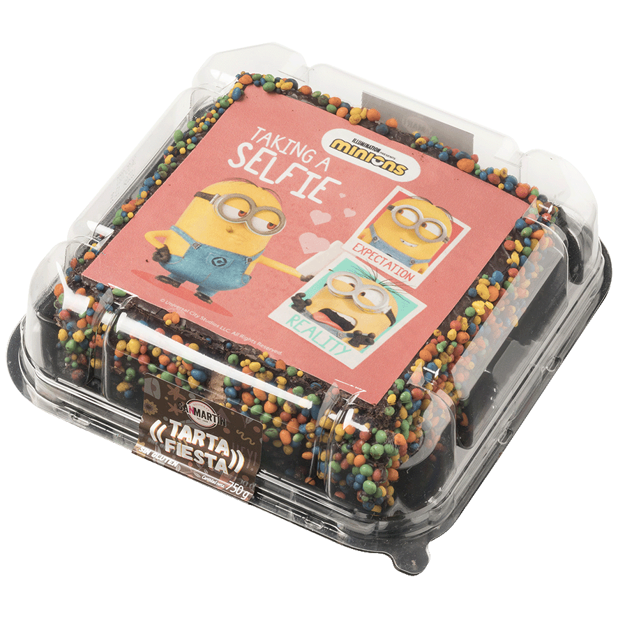 TARTA FIESTA SIN GLUTEN 750 G.
