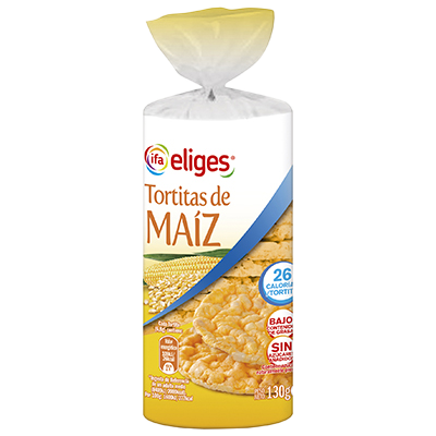 TORTITAS DE MA&Iacute;Z 130 G.