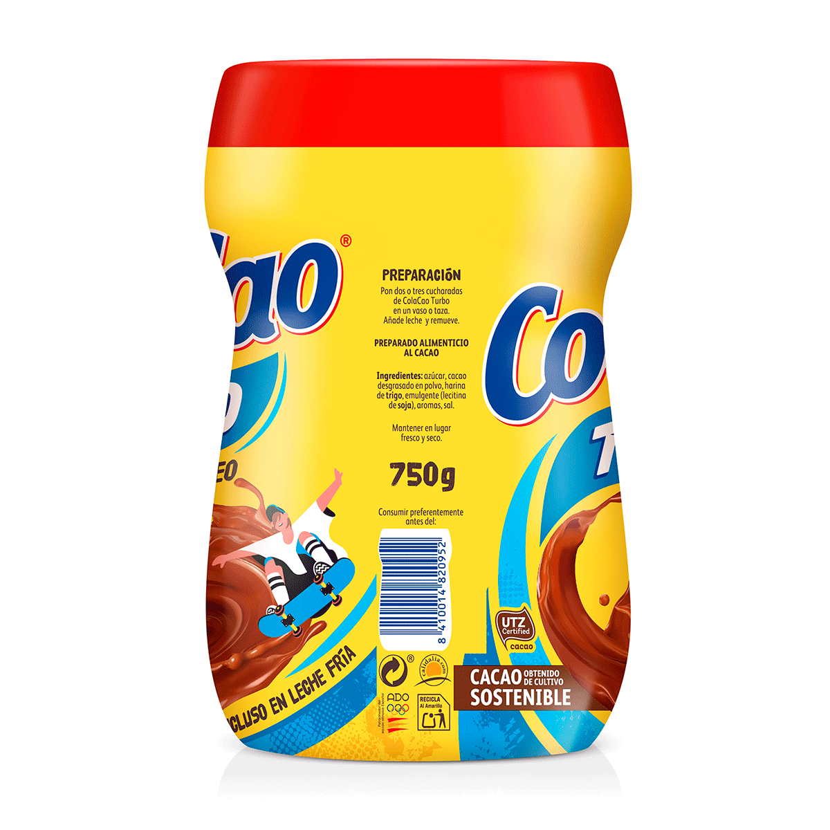 CACAO SOLUBLE TURBO 750 G.