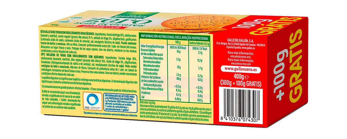 GALLETAS DIGESTIVE 300 G.