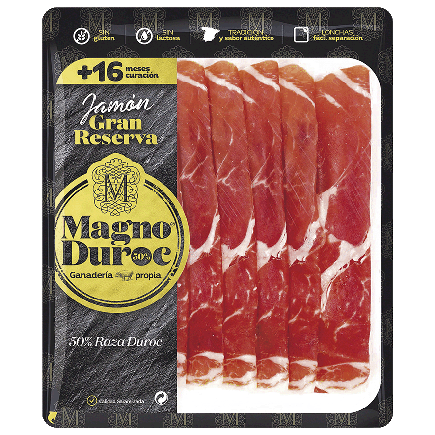JAM&Oacute;N GRAN RESERVA 50% DUROC 90 G.