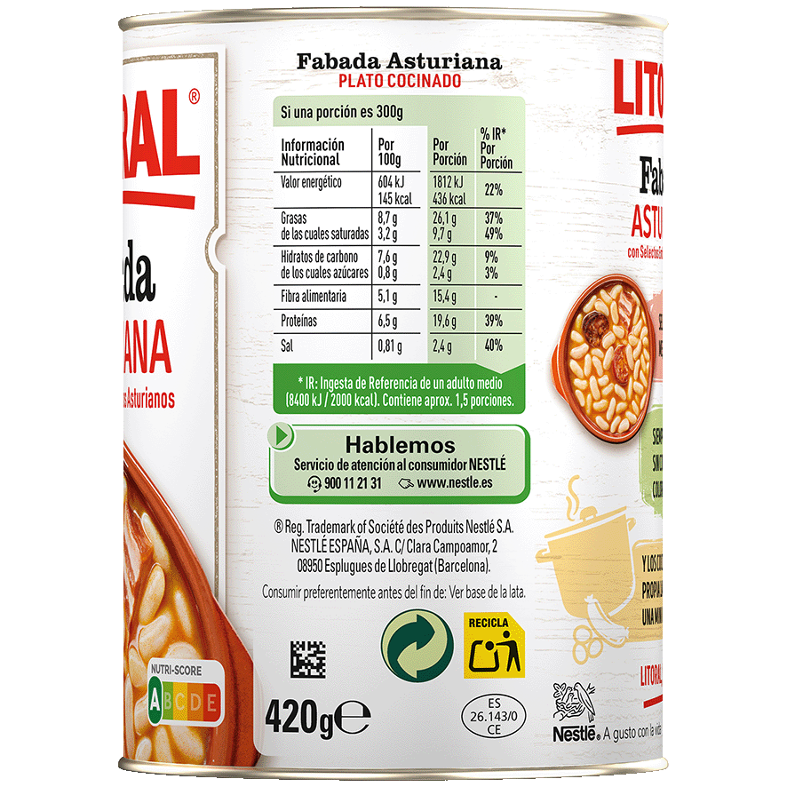 FABADA ASTURIANA 420 G.