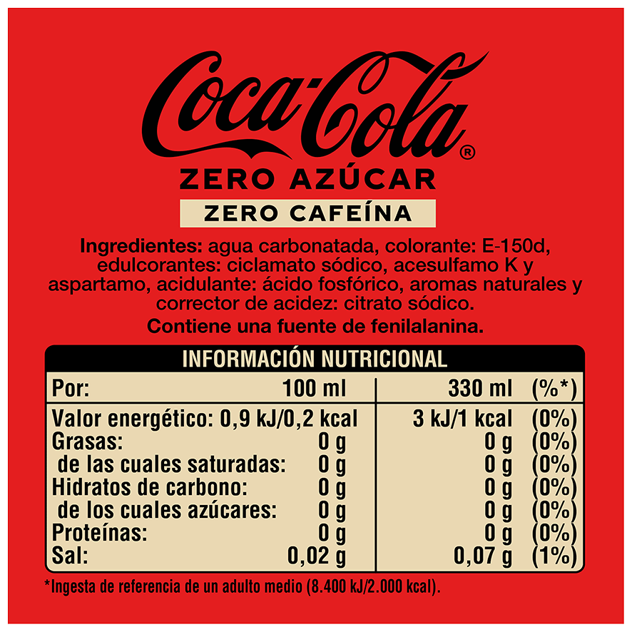REFRESCO ZERO ZERO 33 CL.