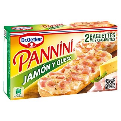 PANNINI DE JAMON YORK Y QUESO 250 G.