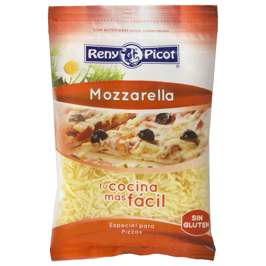 QUESO RALLADO MOZZARELLA 150 G.