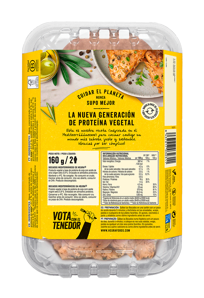 BOCADOS MEDITERR&Aacute;NEOS 160 G.