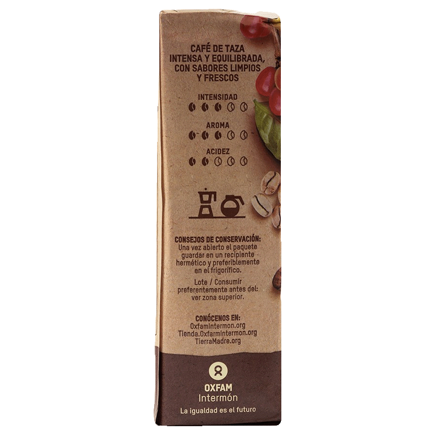CAF&Eacute; MOLIDO NATURAL TIERRA MADRE 250 G.