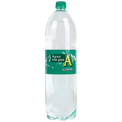 AGUA CON GAS 1,5 LITROS