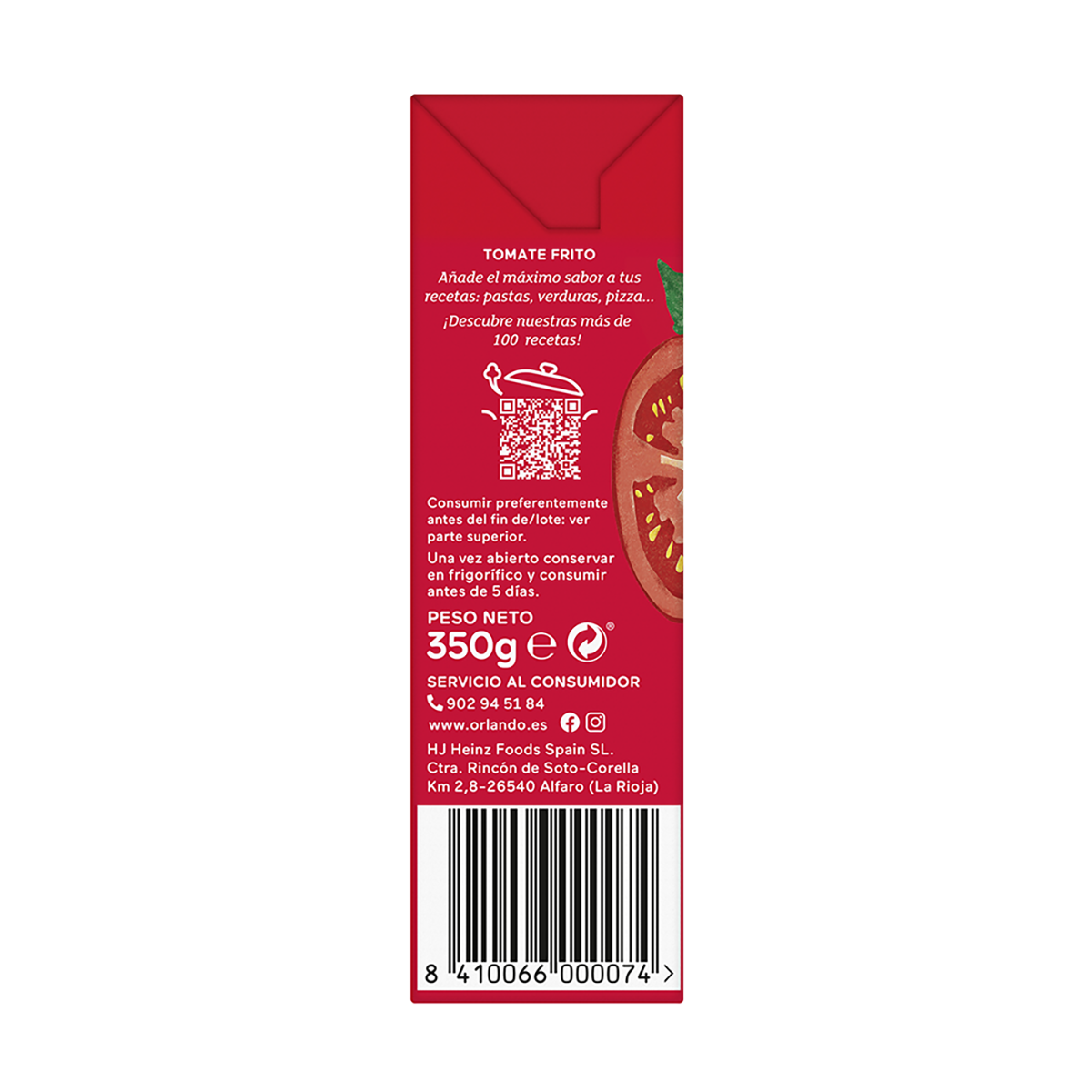 TOMATE FRITO 350 GRS.