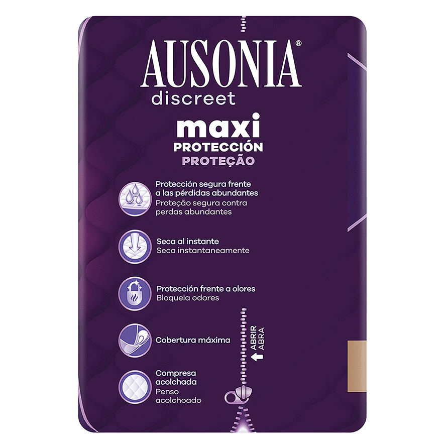COMPRESA DISCREET MAXI CONFORT 10 UDS.