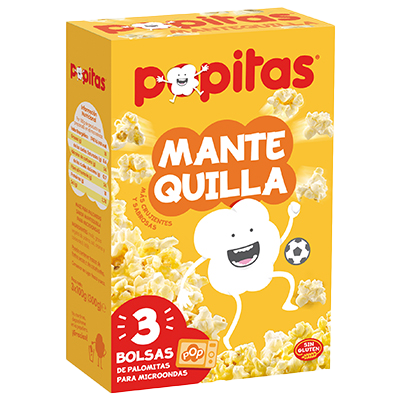 PALOMITAS CON MANTEQUILLA 100 G. PACK 3