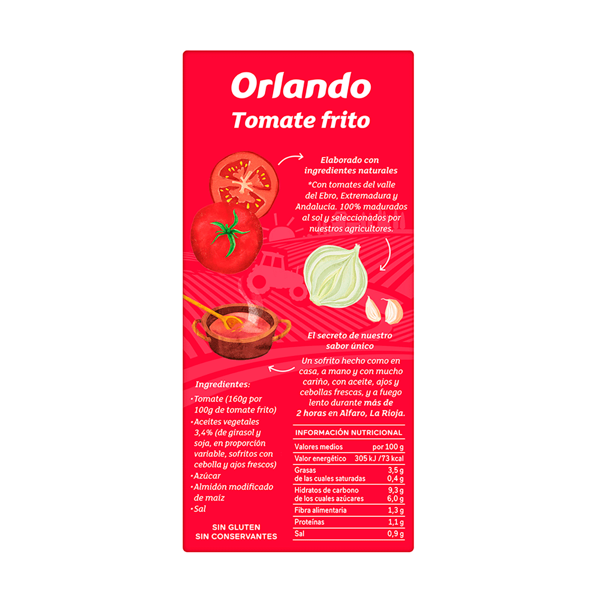 TOMATE FRITO 350 GRS.