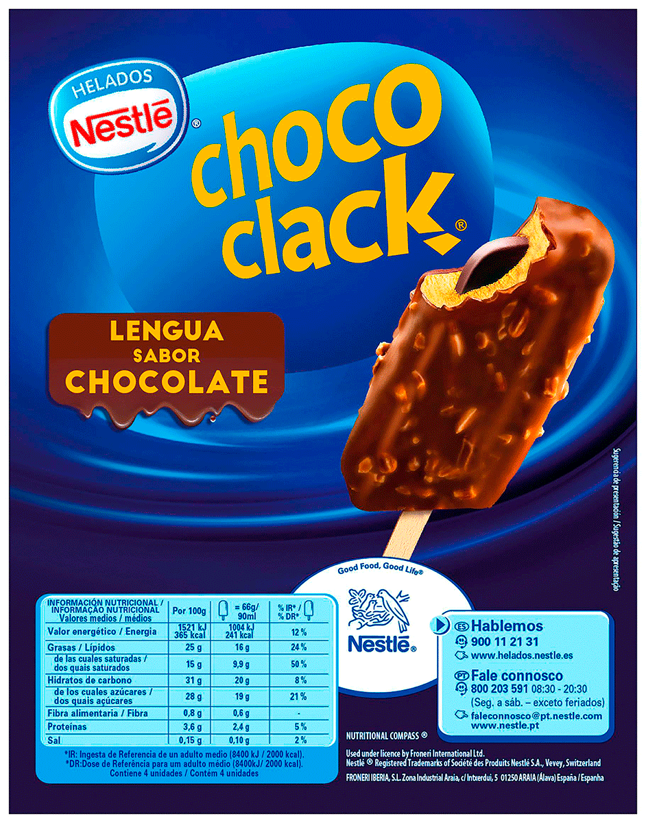 HELADO 4 UDS.