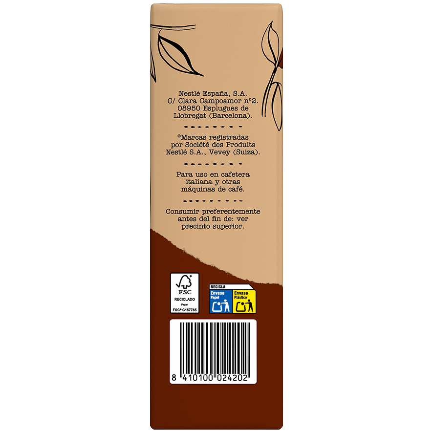 CAF&Eacute; MOLIDO SUPERIOR 250 G.
