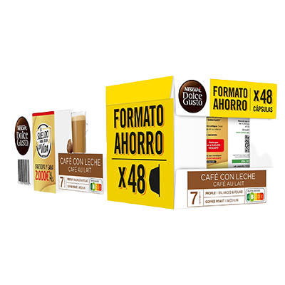 CAF&Eacute; CON LECHE 160 G. PACK 3
