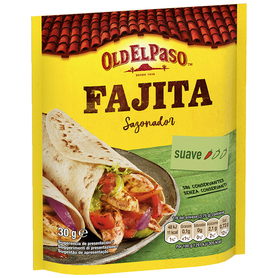 SAZONADOR PARA FAJITAS 30 GRS.