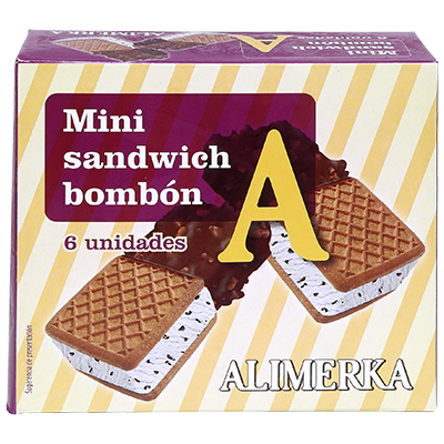 HELADO SANDWICH MINI DUO 6 UDS.