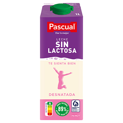 LECHE DESNATADA SIN LACTOSA 1 LITRO