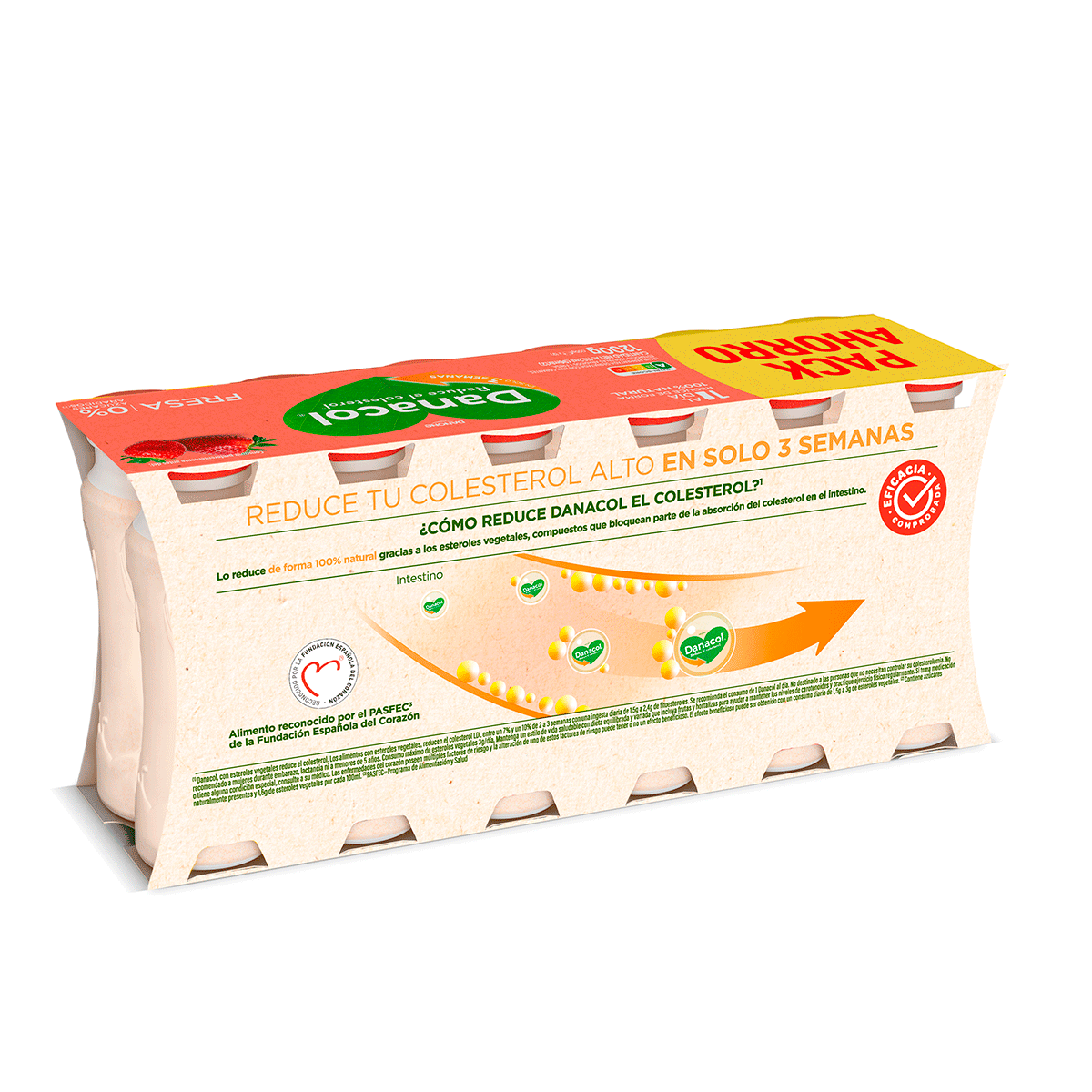 YOGUR L&Iacute;QUIDO DE FRESA 100 G. PACK 12