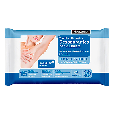 TOALLITAS H&Uacute;MEDAS DESODORANTES 15 UDS.