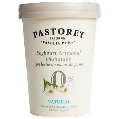 YOGUR DESNATADO NATURAL 0% 500 G.