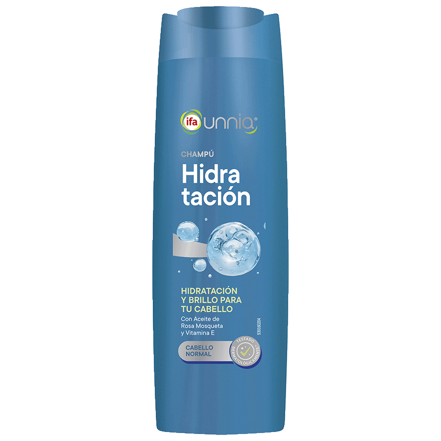 CHAMP&Uacute; HIDRATACION BRILLO CABELLO NORMAL 400 ML.