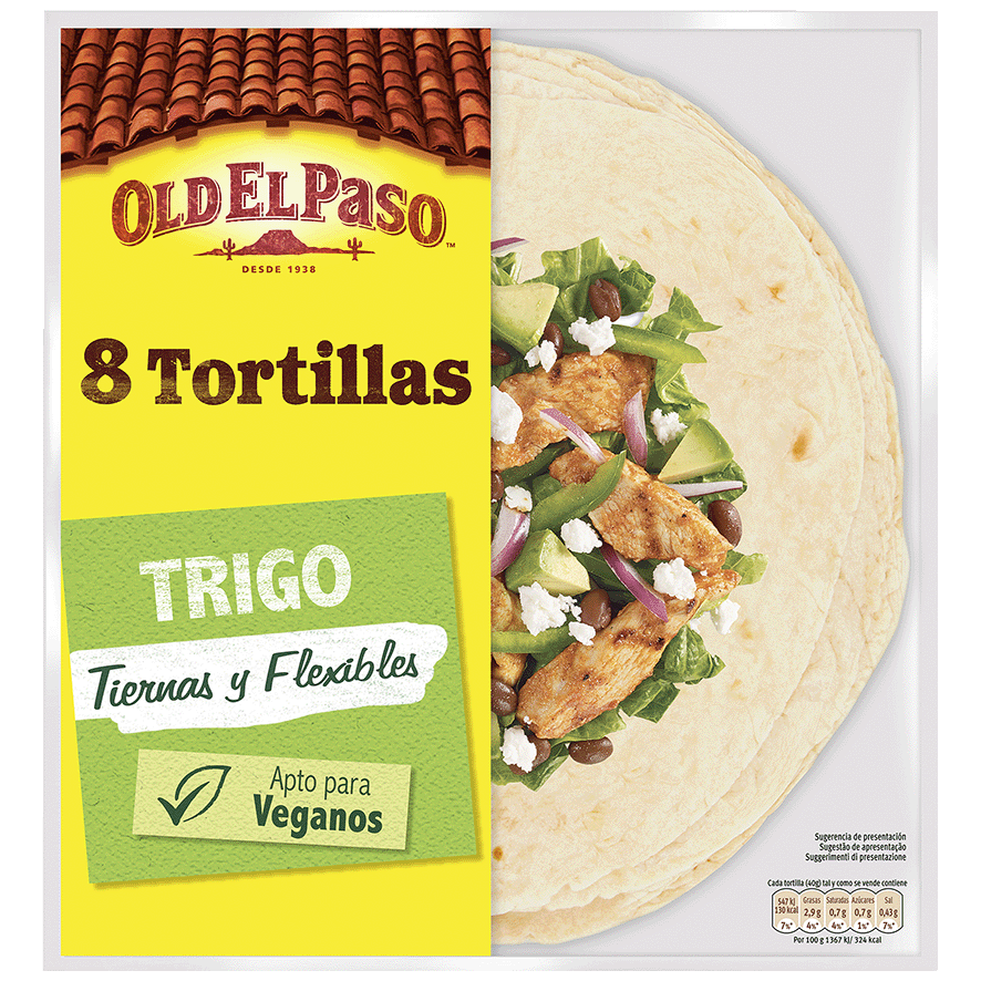TORTILLAS DE TRIGO 320 G.