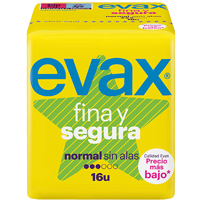 COMPRESA FINA Y SEGURA NORMAL, 16 UDS.