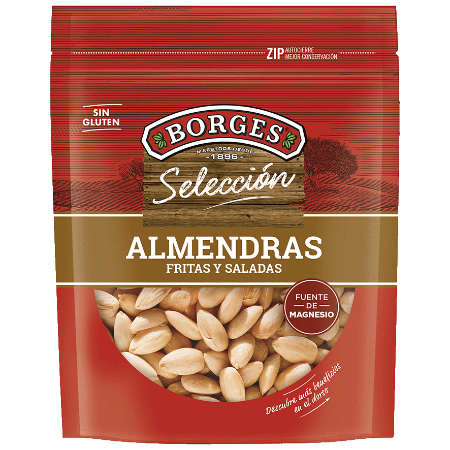ALMENDRAS FRITAS Y SALADAS 200 G.