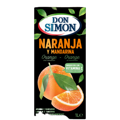 ZUMO DE NARANJA Y MANDARINA 1 LITRO