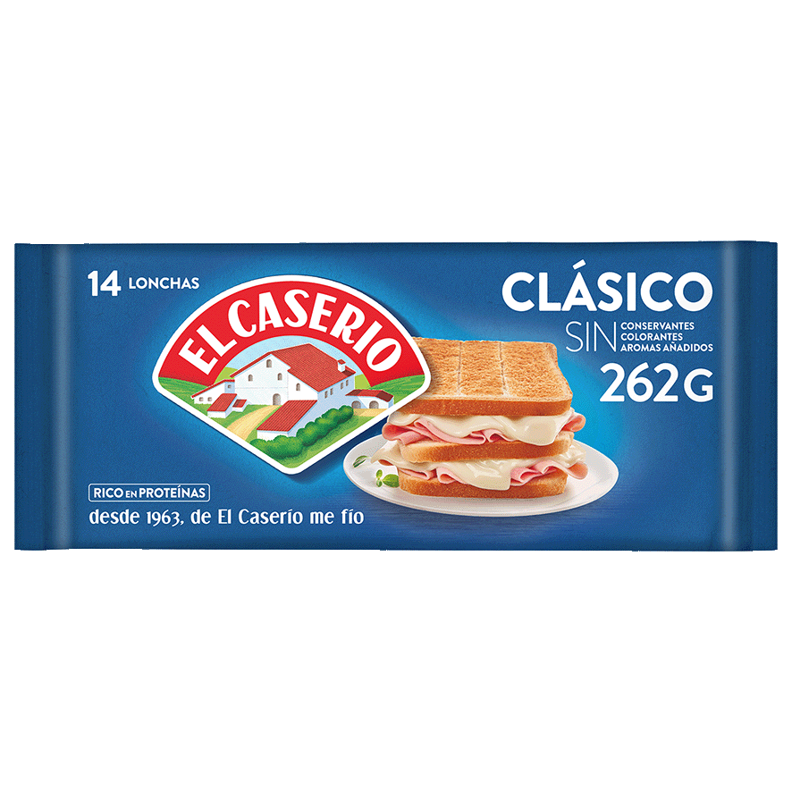 QUESO EN LONCHAS 262 G.