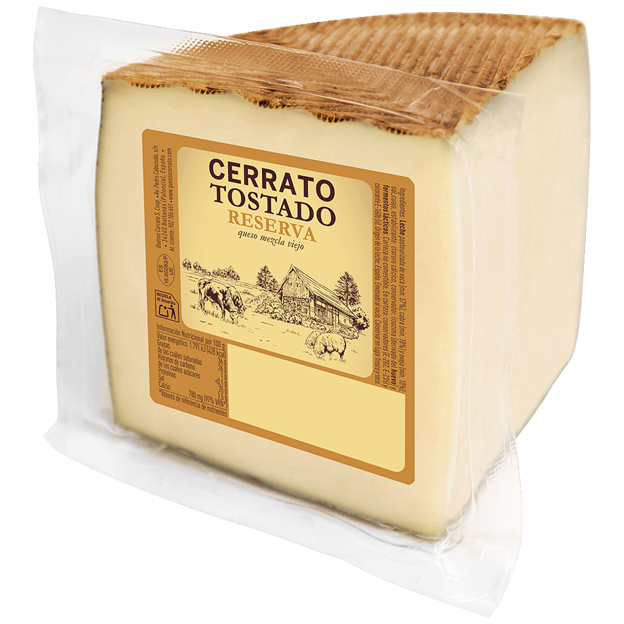 QUESO MEZCLA VIEJO TOSTADO RESERVA PIEZA DE 720 G. APROX.