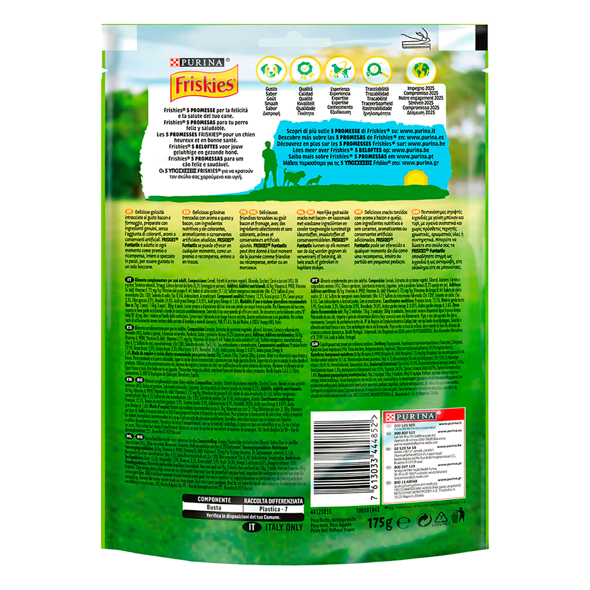SNACK PARA PERRO FUNTASTIX 175 GRS.