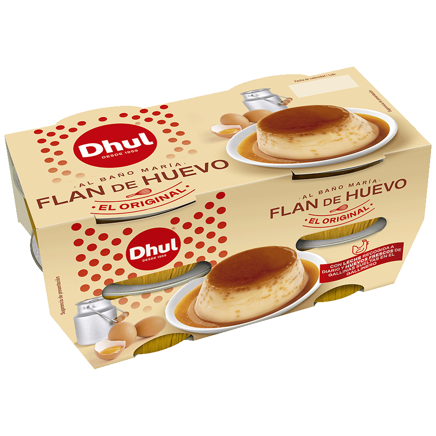 FLAN DE HUEVO 110 G. PACK 4