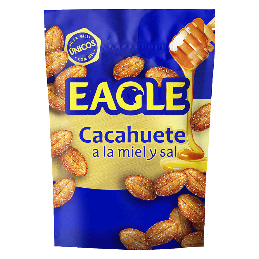 CACAHUETES A LA MIEL Y SAL 75 G.