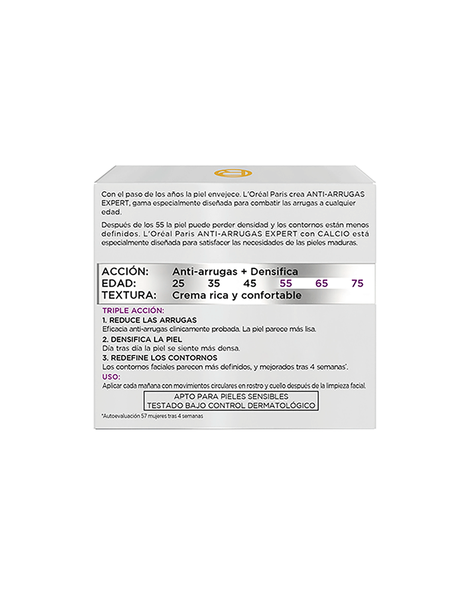 CREMA DENSIFICAD ANTI-ARRUGAS EXPERT 55+ 50 ML.
