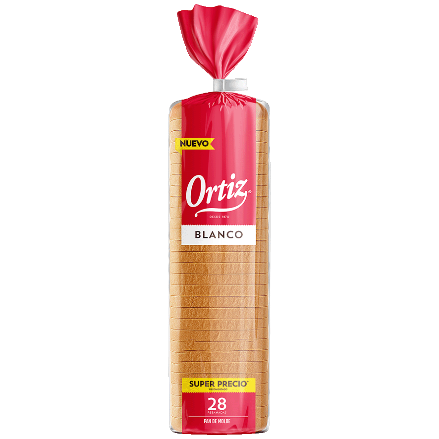 PAN DE MOLDE BLANCO 820 G.
