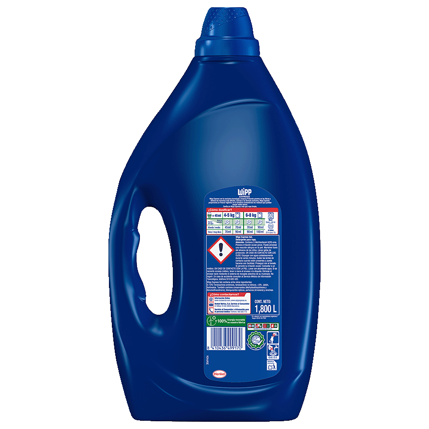 DETERGENTE EN GEL AZUL 40 LAVADOS